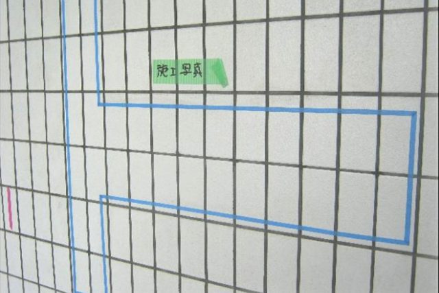 画像：外壁補修 注入