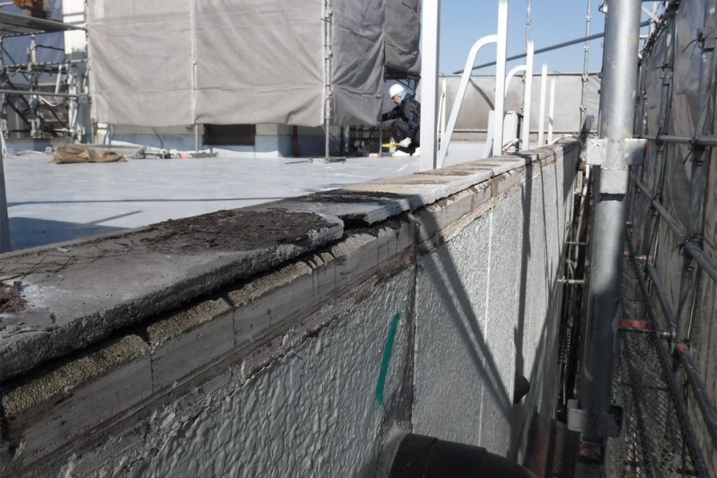 画像：美観を維持する改修工事